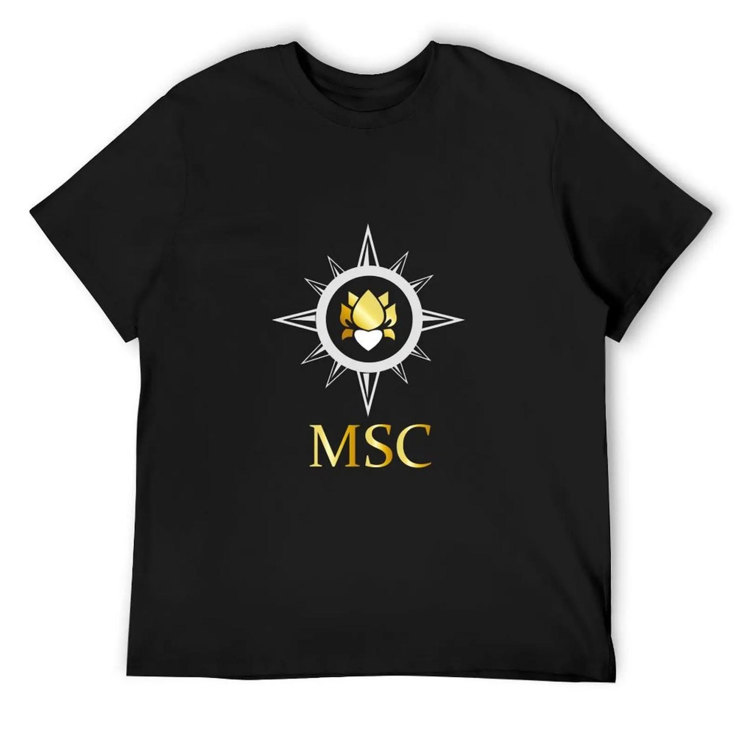 msc yacht club T-Shirt blanks tshirts personalised Man t-shirt cute clothes designer t shirt men XXXXXL разноцветный
