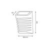 Solar Strip Wall Lamp 3000K