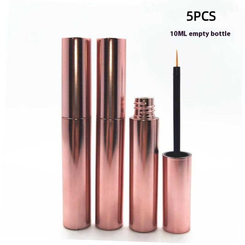 1/5Pcs 10Ml Empty Eyeliner Bottles Eyelash Glue Tube Containers Eyelash Growth Liquid Bottles Refillable Eyeliner Bottles