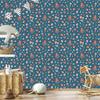 Wallpaper Sea Animals Blue and Turquoise for Living Room and Bedroom 50x1000