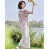 Past Moms' New Chinese Style Floral Summer Set