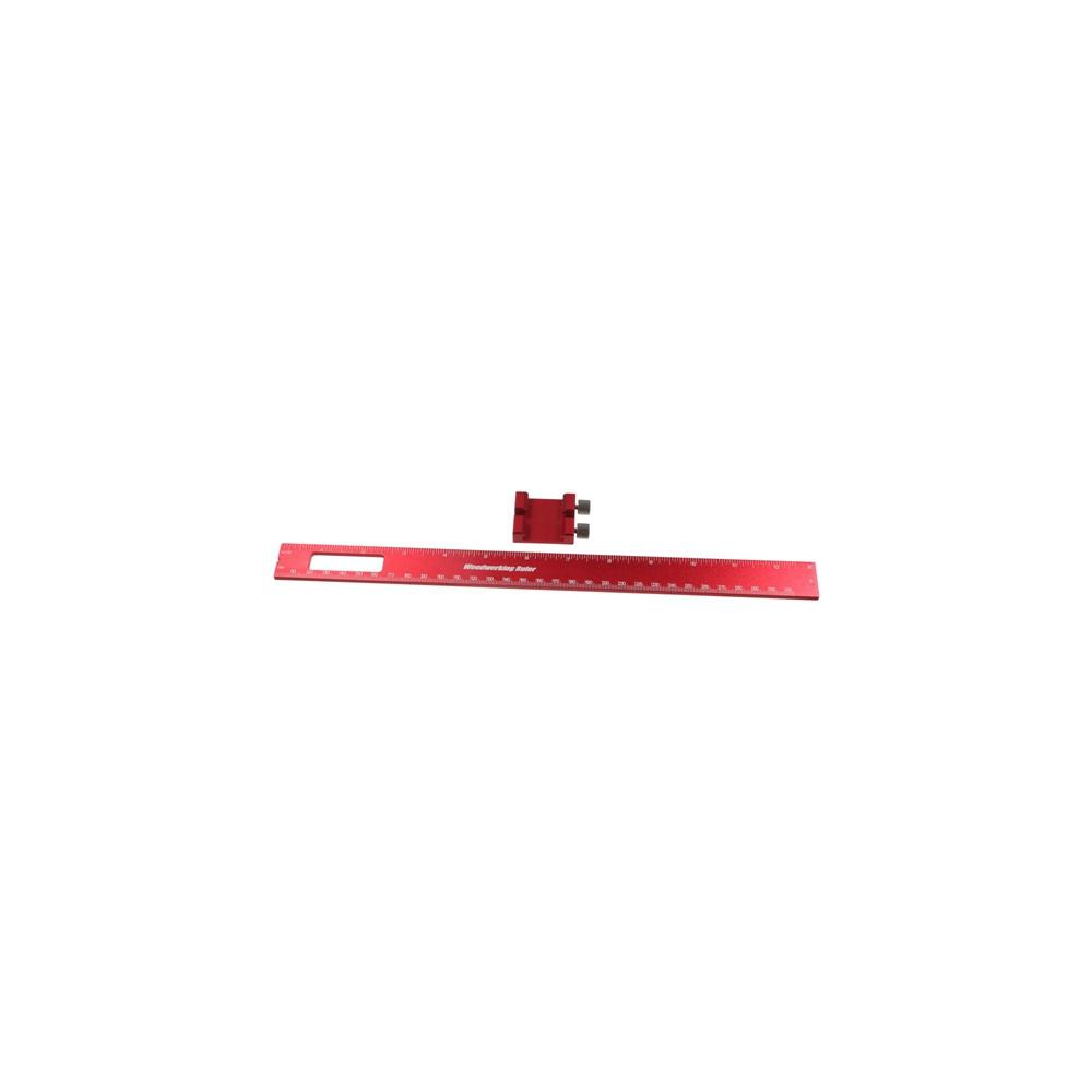 T-Type T Track Ruler Inch and Metric Scribing Ruler Precision Pocket Ruler  Scriber Measuring Tools