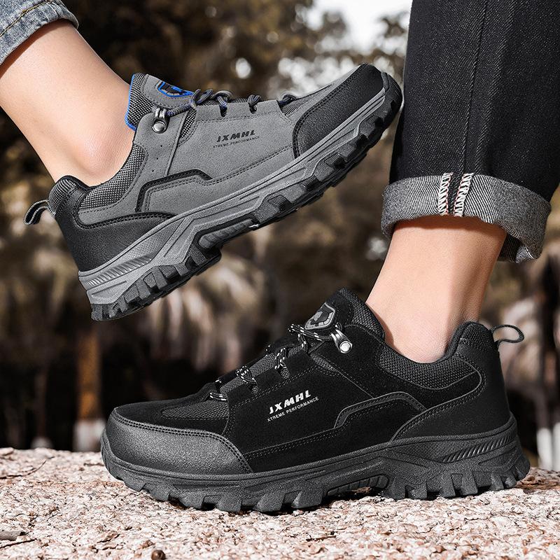Outdoor couple shoes non-slip and wear-resistant mountaineering shoes travel shoes breathable and do not cover the feet soft-soled sports casual shoes