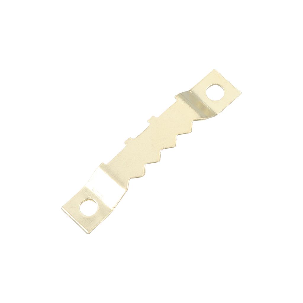 100Pcs Sawtooth Picture Hangers Double Hole with Screws Frame Hanging Hardware Save Space