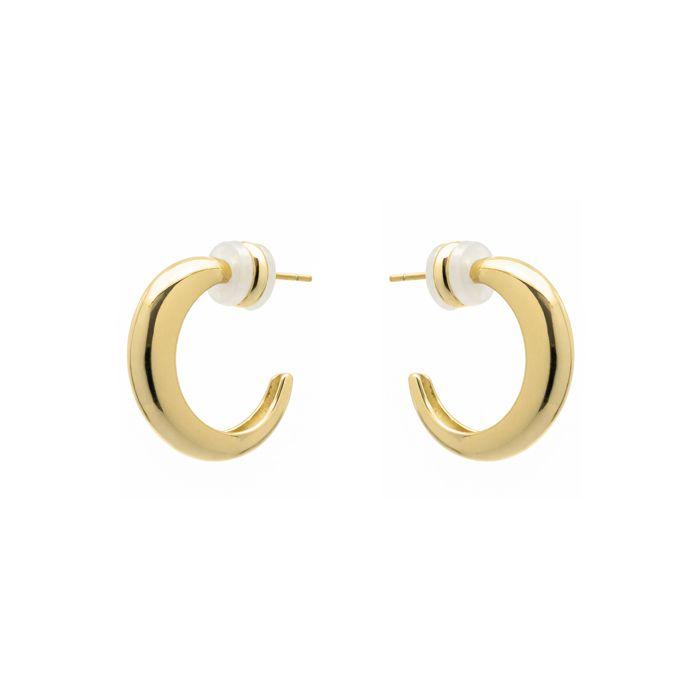 Boucle d Oreille Luxenter fini en or jaune 18 carats - Zau