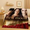 3D Twilight Saga Bella Edward Vampire Movie Flannel Blanket,Ultra Soft Warm Plush Throw for Home Bedroom Bed Sofa Cover Camping