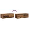 TV Cabinet with Rustic Wood Look 80 x 31 x 25.5 cm Particleboard