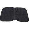 Saddle Pad for Horses Breathable Comfortable Professional Saddle Cloth Riding Equipment for Jumping Training Coffee and Black 98x57cm