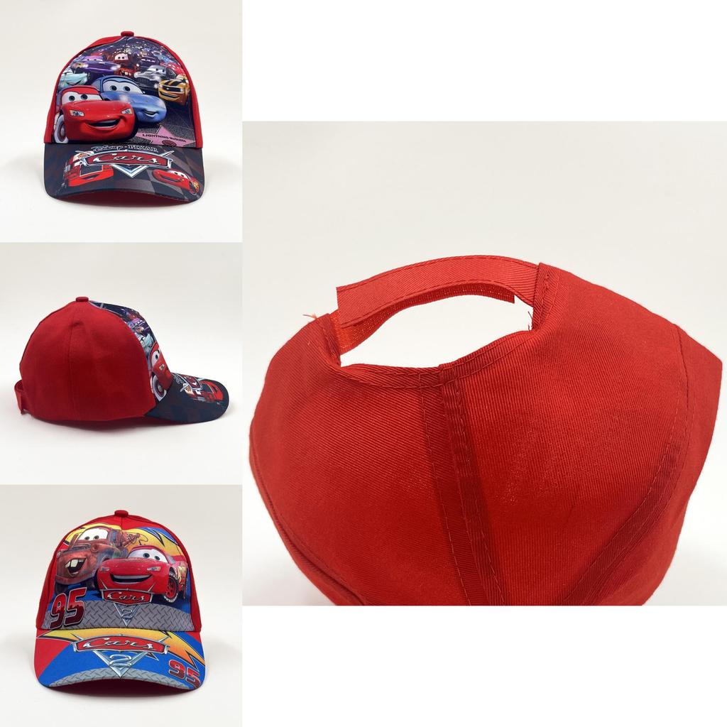 Childrens Cars Pattern Baseball Cap Cartoon Character Sunshade Breathable Hat For Kids
