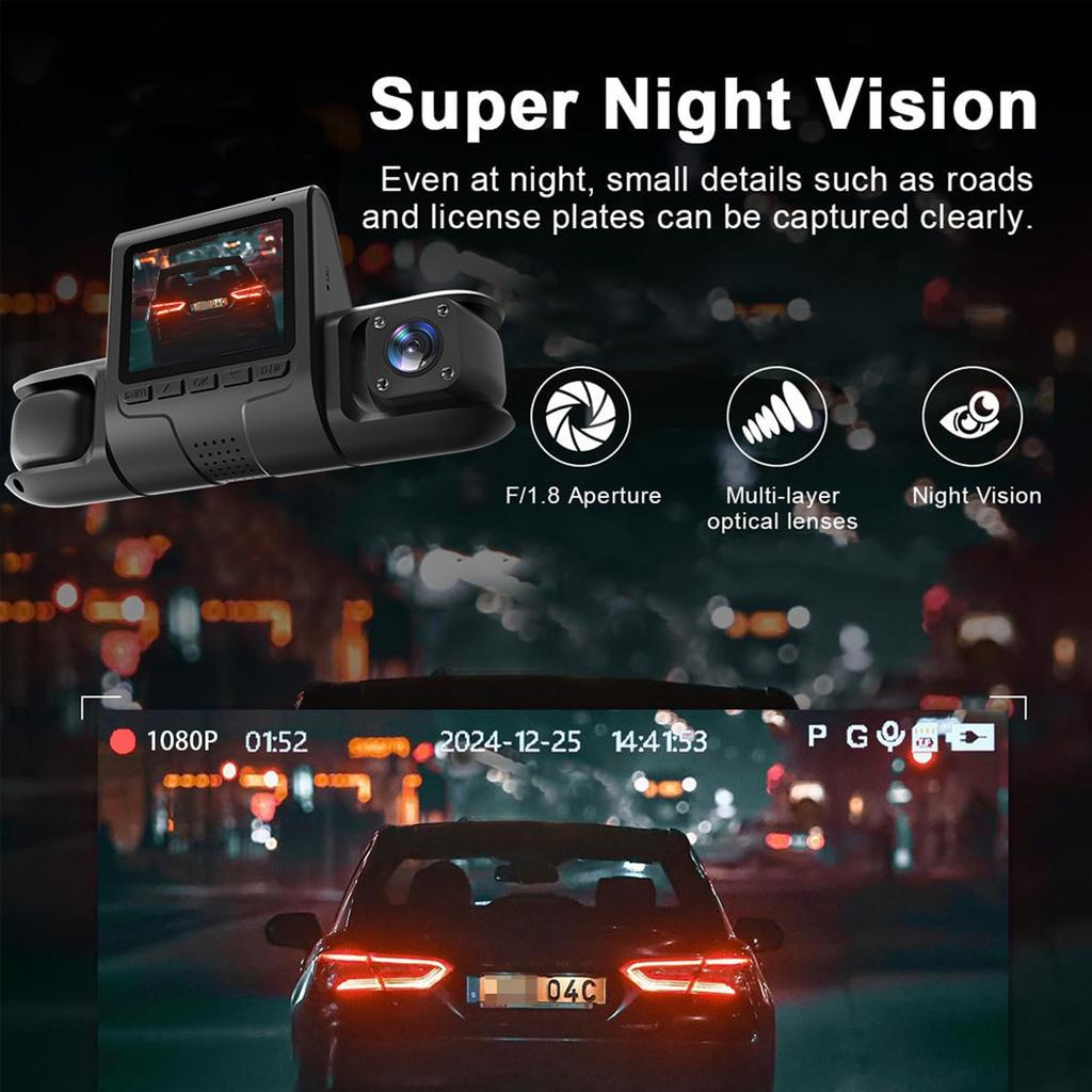 New 1080P Driving Recorder With Four Recordings HD Night Front, Back, Left And Right