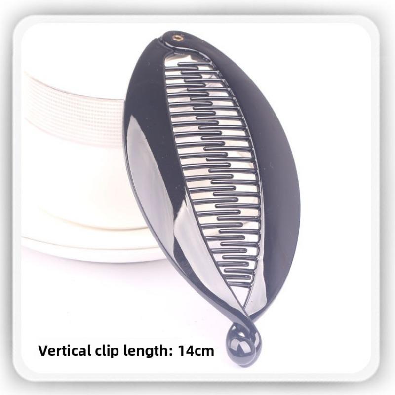 Аксессуар для волос Вертикальная заколка Черный кофе Хвост Банановая заколка Заколка-твист 366#