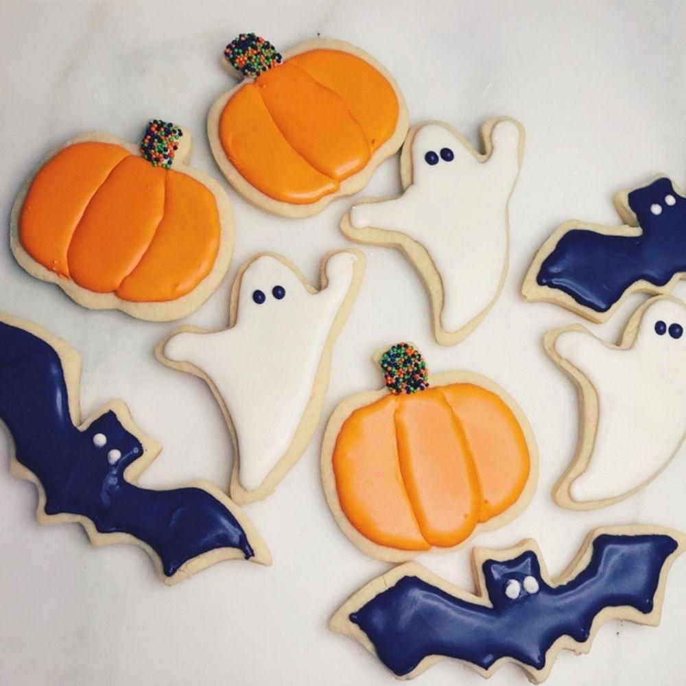DIY Baking Halloween Cookie Mold 3D Biscuit Mold Ghost Bat Baking Molds  Party Supplies