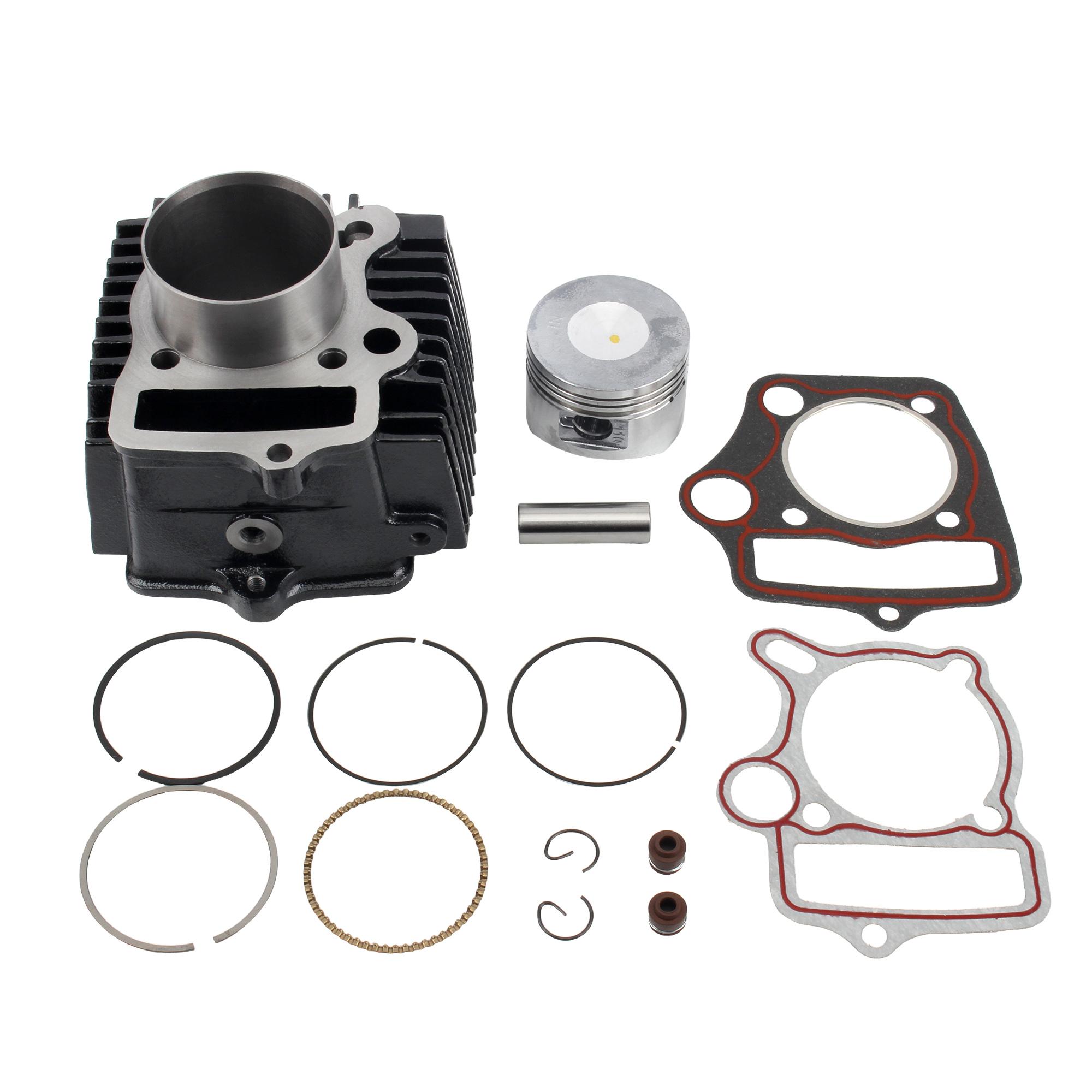 

For Honda Motorcycle Complete Cylinder Head Barrel Piston Kit CRF70 XL SL CL 70 C70 TRX70 ATC70 Dirt Bike ATV parts чорний