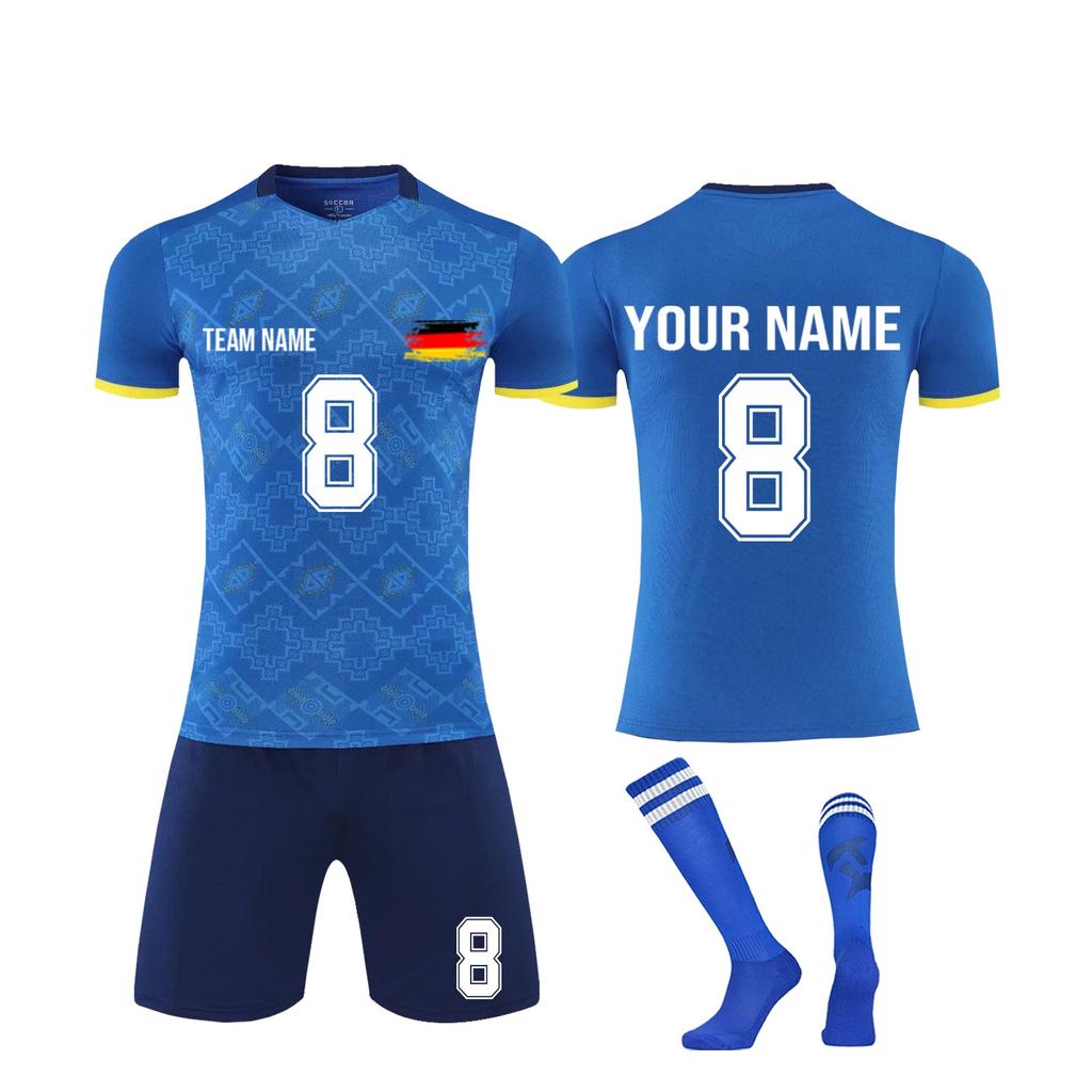 Personalised Shirts Kit Mens Girls With Name Number Custom Football Jerseys For Boys Training Suit