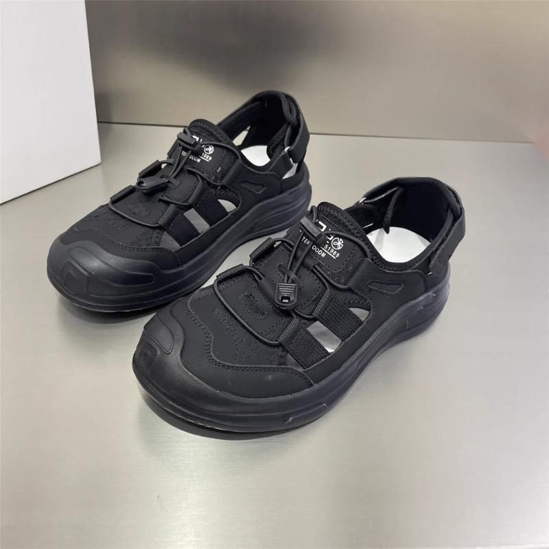 

Summer casual breathable sports sandals women s shoes hollow bag head sandals beach shoes 40 чёрный