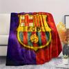Barcelona team logo,pattern Flannel Blanket, High quality Comfortable for All Seasons, Home Decor, Warmth and Comfort, Perfect for Gifts.