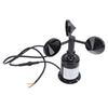3 Cups Wind Speed Sensor Ultrasonic Sensor Weather Resistant High Accuracy Strong Pressure