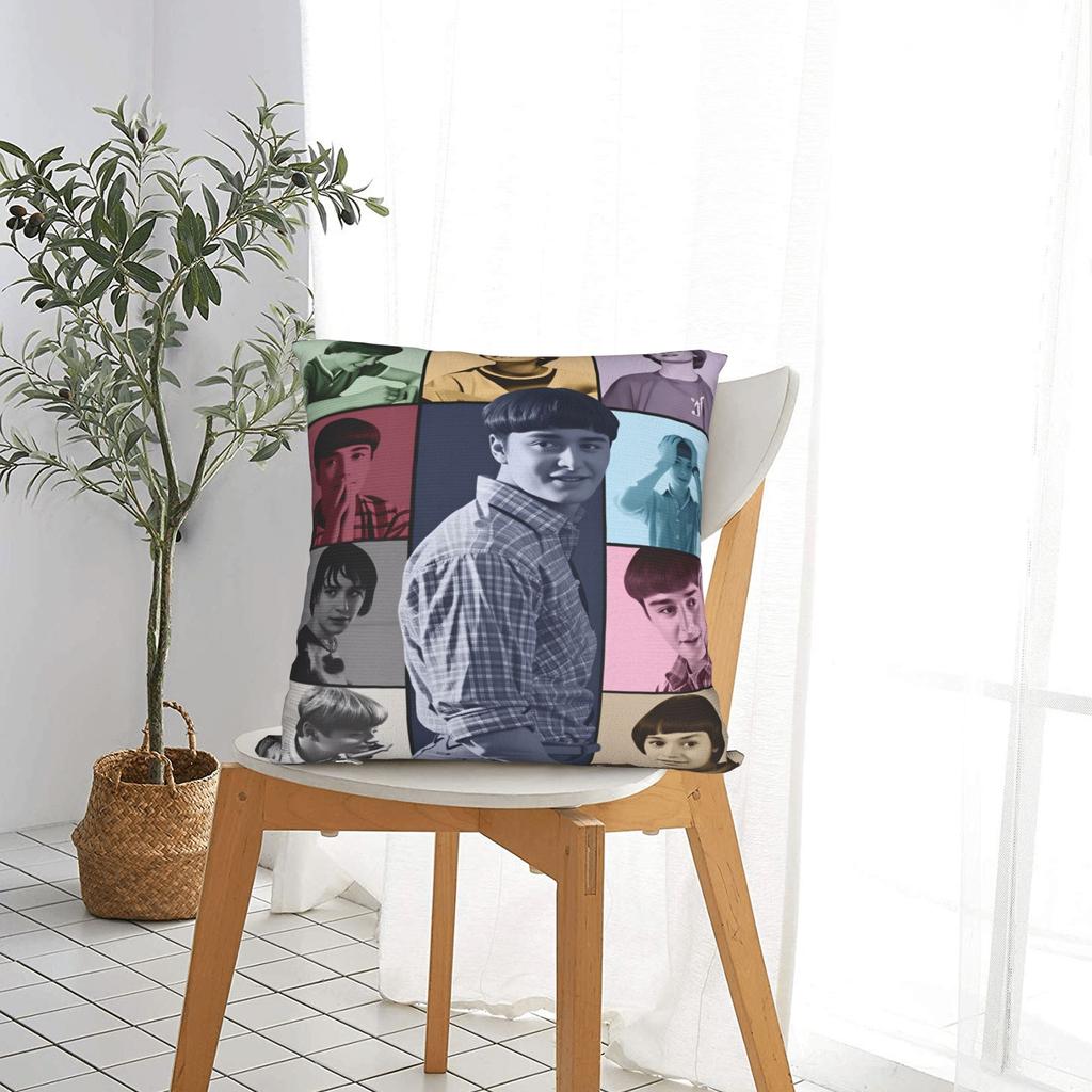 Will Byers Pillowcases Retro Trendy Pillow Case For Sofa Couch Bed Living Room Square Pillow Cover