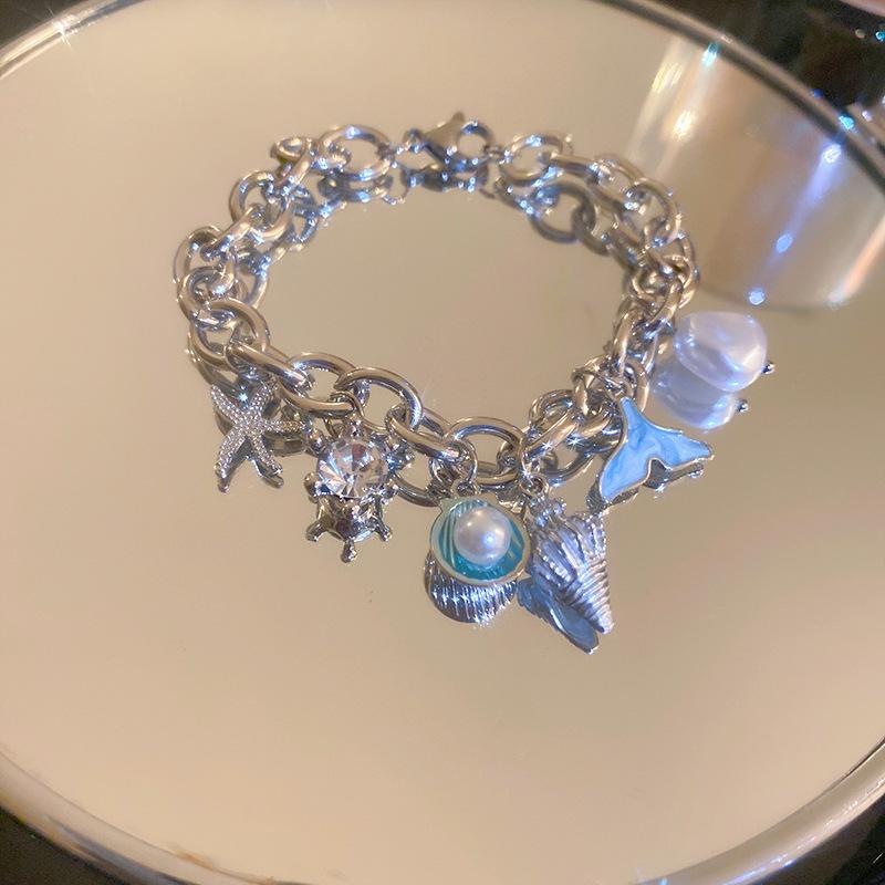Personalized Conch Shell Ocean Bracelet Star Sea Versatile Adjustable Handicraft Women's Bracelet