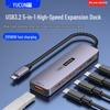USB 3.2 Hub Dock İstasyonu: Dizüstü Bilgisayar, Tablet, Telefon için Type-C'den 4C1A PD Şarj Ayırıcı