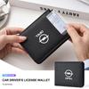 Fashion Car Men Coin Purse Wallet Multi Card Slot Credit Card Card Holder Purse For Opel Mokka Corsa Astra Phev Grandland Hybrid