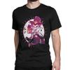 Stolas Helluva-Boss Cartoon Men T Shirts Creative Tees Short Sleeve Crewneck T-Shirts 100% Cotton Gift Idea Tops