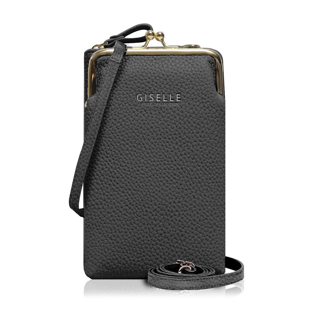 Smartphone Shoulder Smartphone Shoulder Wallet Wallet Shoulder Clasp Long Card Vertical [Gisele] Bag, Pouch, Women's Bag, Pochette, Bag, Pouch,