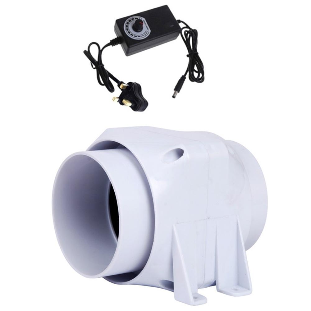 4 inch/110 mm Afzuigventilator 16W Kleine DC Blazerset Keuken Afzuigkap Voor Badkamer Pijp Geschikt Voor Huizen, Kantoren, Restaurants, Tuin