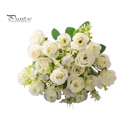 Artificial Rose 10 Forks Korean Style Exquisite Lifelike Easy Care Decorative Simulation Flower Bouquet
