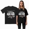 Coolmind YN004 Cotton Camping Lover Exclusive Cool Graphic Unisex T Shirt Van Life Men Tshirt Cotton Tee Shirt for Men