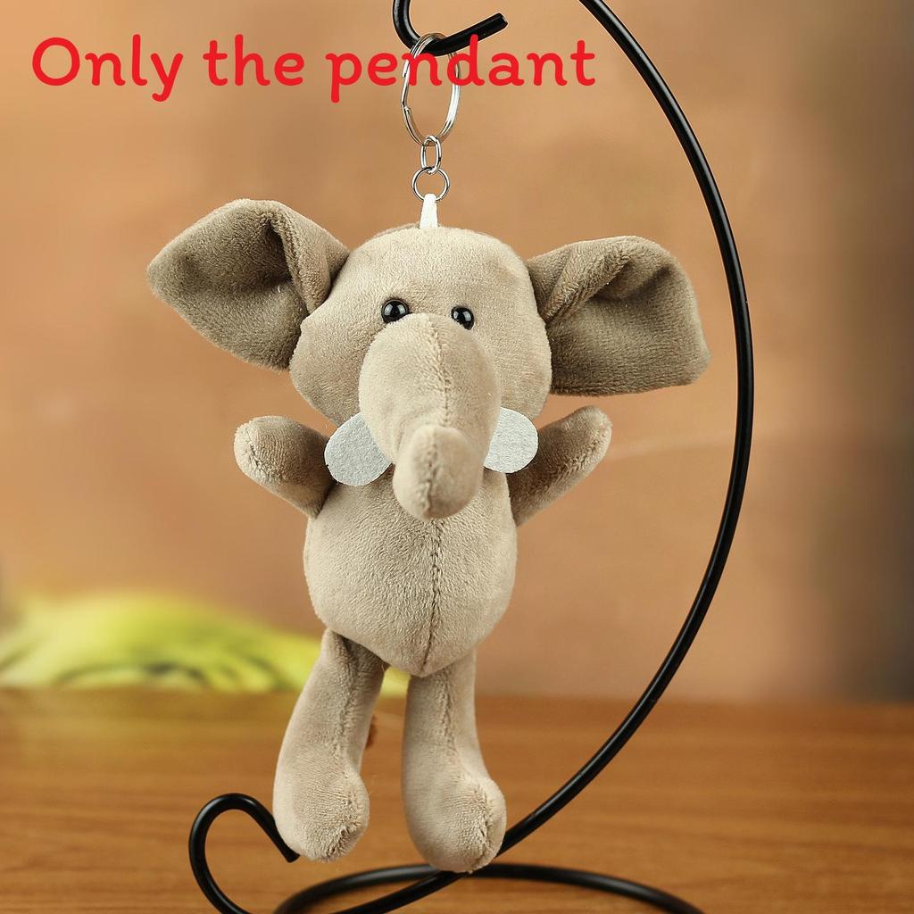 Jungle Animal Plush Toy Keychain With Pp Cotton Filling For Kids And Teens