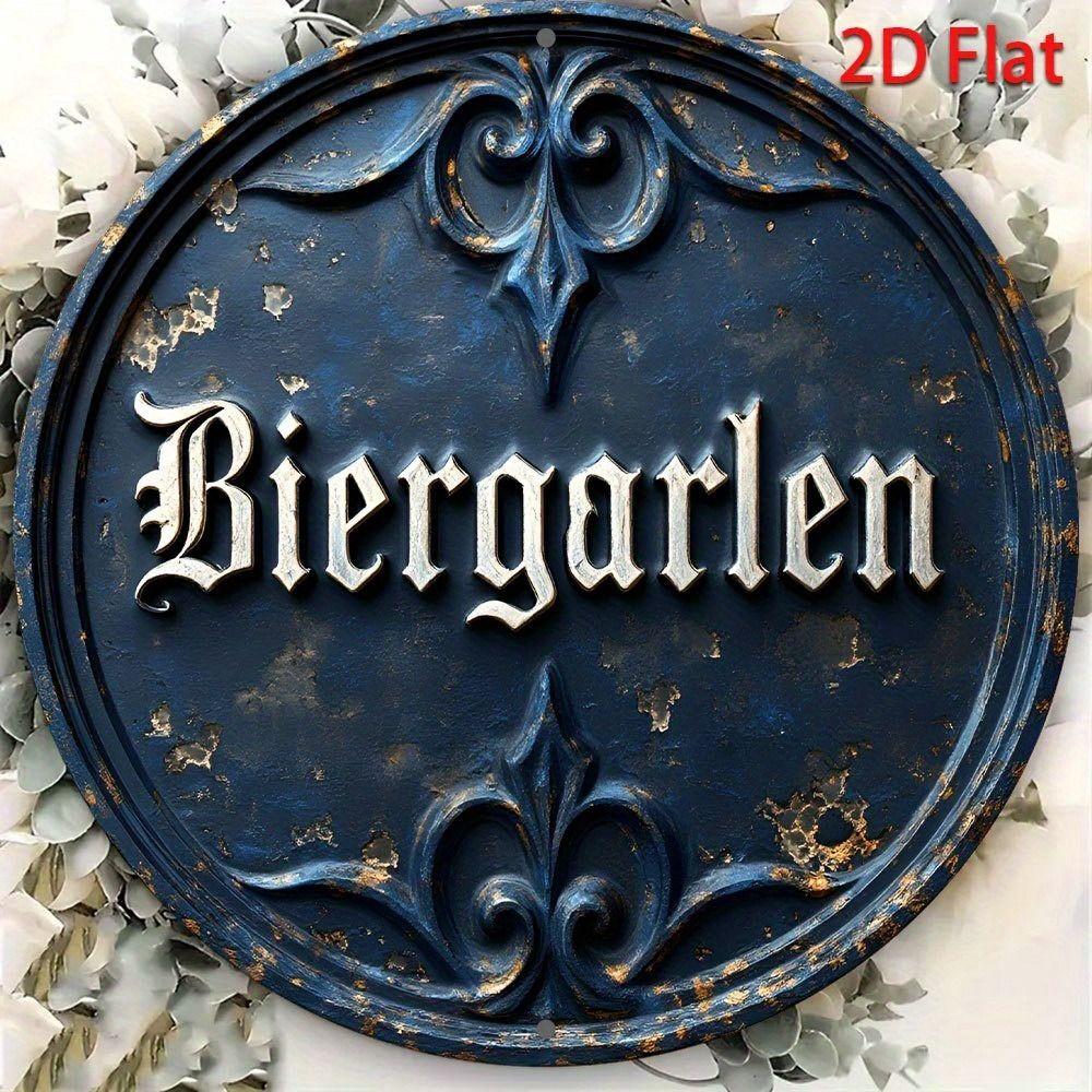 Segno in Latta Metallico Birra Decorazione Murale 20x30cm