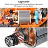 12 Gear Teeth OD Copper 23*8*19.5mm/0.91*0.31*0.76" Wire Feeder Commutator  Motor