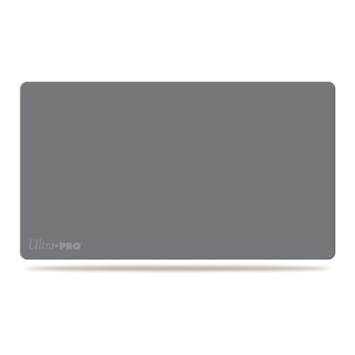 Ultra Pro Solid Smoke Gray Playmat for Card Games and Workstations - Protect Your Cards While Battling Friends and Foes. Perfect for Home Use As a Mou