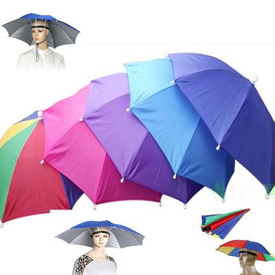 Capa de chuva verão novo criativo sol/chuva sólido à prova de vento anti-uv guarda-chuvas chapéu