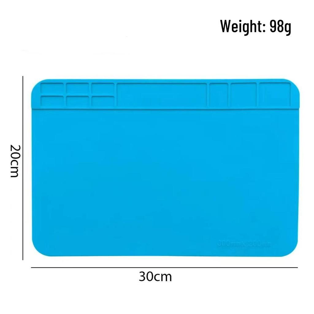 High-Heat Silicone Repair Mat for Phones & Computers - Thick, Non-Slip, Magnetic, Anti-Static