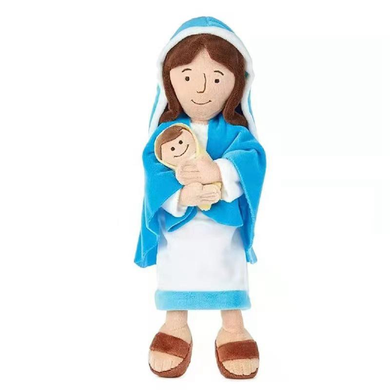 Arab Virgin Mary and Baby Jesus Plush Doll - Available Now