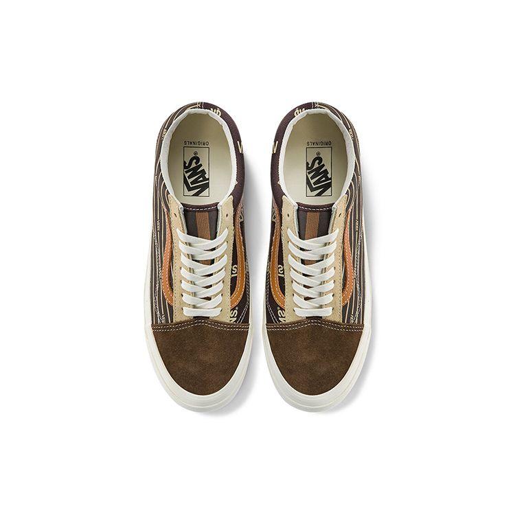 Vans Old Skool Og Lx Unisex Round Toe Low Top Sneakers Brown VN0A4P3X2T3