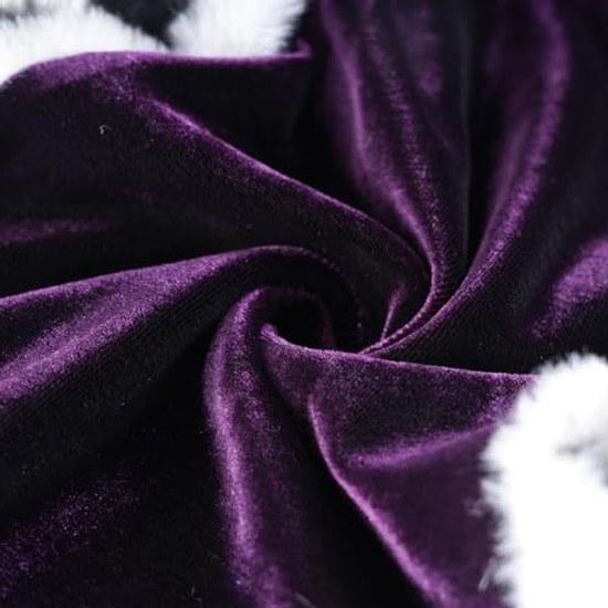 Lovelyshop Pet Luxfur Purple Mant Royal Style Regal Halloween Costume (for Cats Dogs) Size L