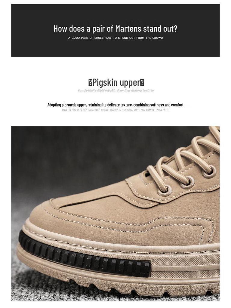 Breathable Height-Boosting Work Shoes for Men: Spring/Summer Collection