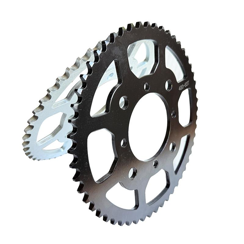 Motorcycle 420 Chain Rear Sprocket 51T 53T 57T 60T 76mm For 50cc 70cc 90cc 110cc 125cc 250cc Pit Dirt Bike ATV Quad Bike Go Kart