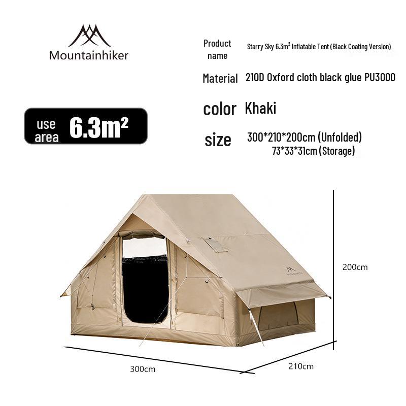 Portable Starry Sky Inflatable Tent - Rain & Windproof Camping Gear