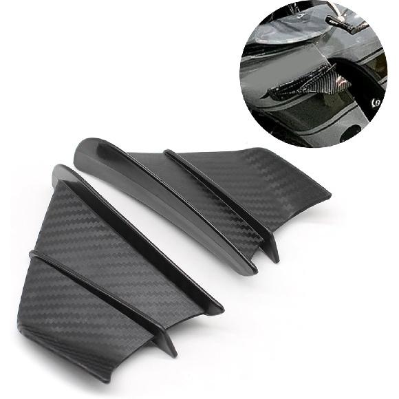 Universal Winglet Carbon ABS Fiber Fairing Wing Aerodynamic Winglet Dynamic Spoiler Wings for All Most Motorcycle