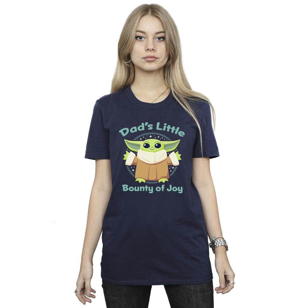Star Wars Womens/Ladies The Mandalorian Bounty Of Joy Cotton Boyfriend T-Shirt