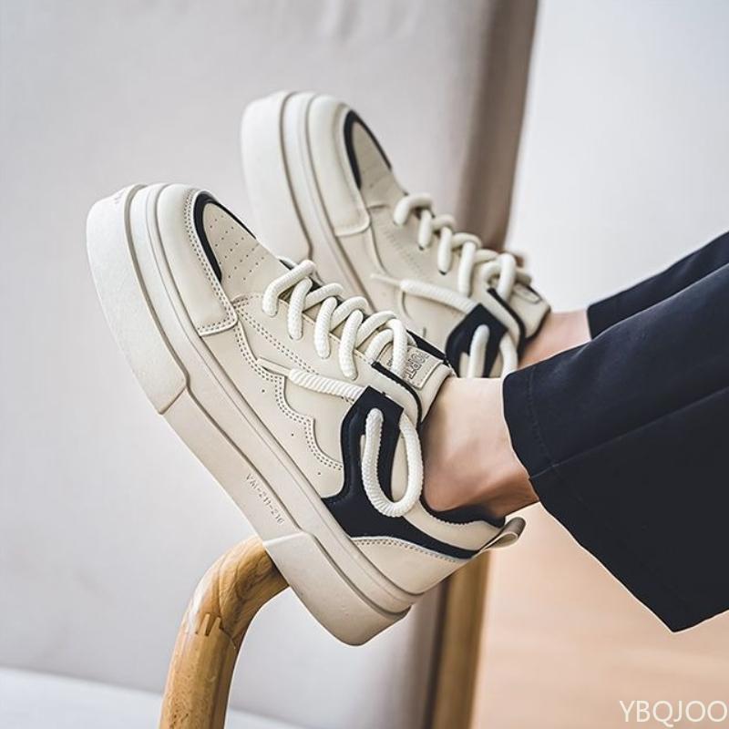 Spring Summer New Men's Shoes Thick Soled Trendy Versatile Casual Simple Comfortable Wear-resistant Sports Board Shoes