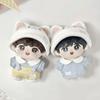 1 Set Cat Hat 10cm Cotton Doll Clothes Suit Doll Dress Up Set Doll Clothes Outfit Children's Gift