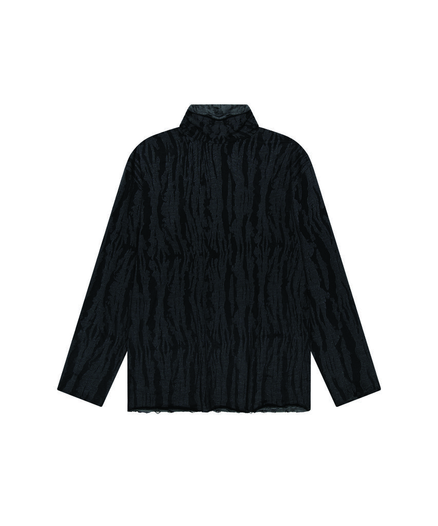 ENDOOR Vintage Reversible Turtleneck (Gray-Black)