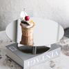 Simple and Light Luxury Mirror Tray, Fruit Plate, Double-layer Fruit Dessert Plate, Model Room, Hotel Dining Table, Kitchen Soft Decorations