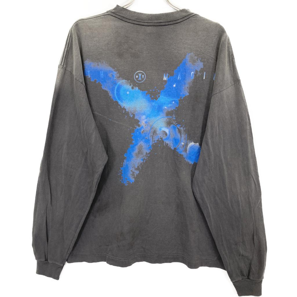 SAINT MICHAEL SM-HR1-0000-029 LS TEE/X/BLK tops XL grayUsed