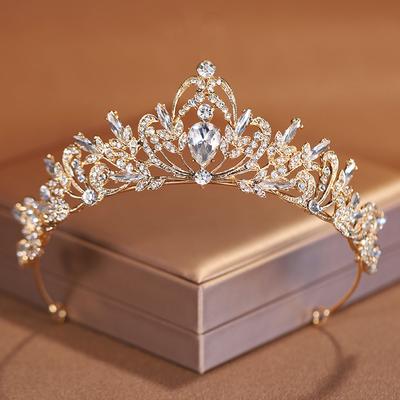 Coiffes de mariée pour femmes, couronnes de mariage, diadèmes éblouissants pour anniversaire de fille, accessoires